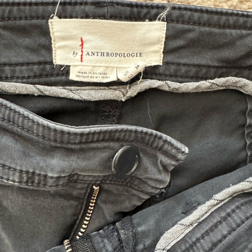 Anthropologie Charcoal Trousers